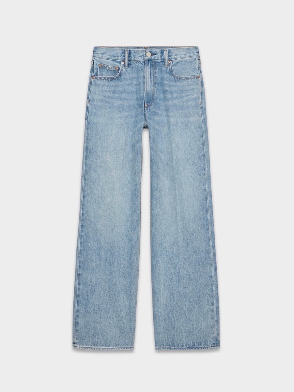 Denim Forum Light Blue Wide-Leg Jeans